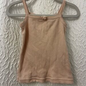 Jamie Kay Ribbed Tank Top in Blush Pink 1yr